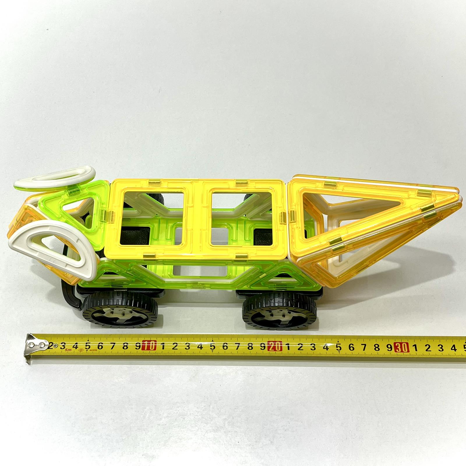 Конструктор магнитный Limo Toy Транспорт 56 дет. Зелено-жовтий (KB 1012) - фото 7 Конструктор магнитный Limo Toy Транспорт 56 дет. Зелено-жовтий (KB 1012) - фото 7