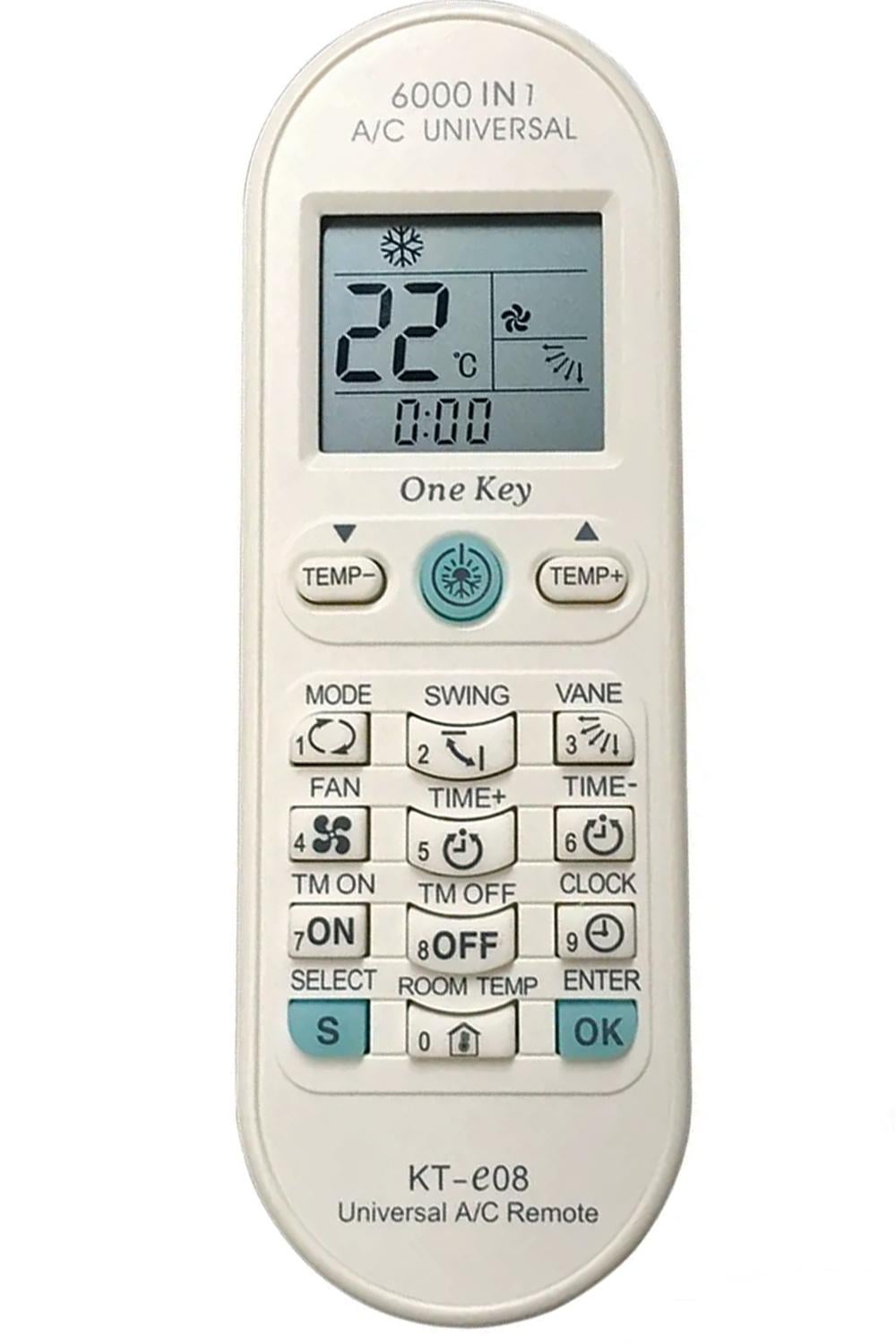 Универсальный пульт для кондиционера QUNDA KT-e08 (1286)