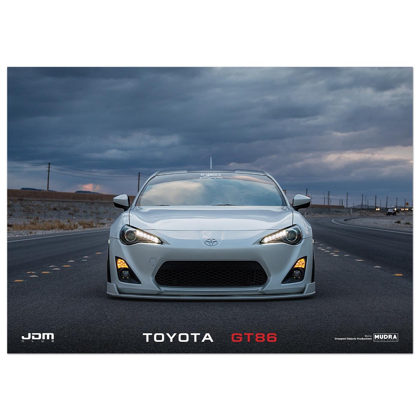 Плакат автомобильний Toyota GT86 84x60 см (0177) Плакат автомобильний Toyota GT86 84x60 см (0177)