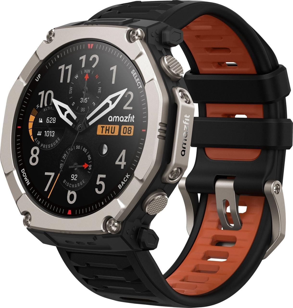 Смарт-годинник AMAZFIT T-Rex Ultra 2 W2550GL2N Чорний (2970773369)