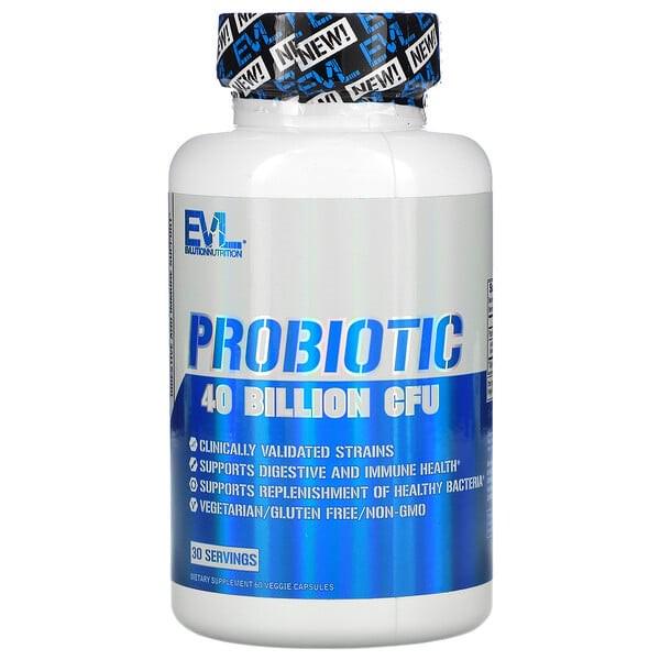 Пробиотики EVL Nutrition Probiotic 40 Billion CFU 60 кап. (1329)