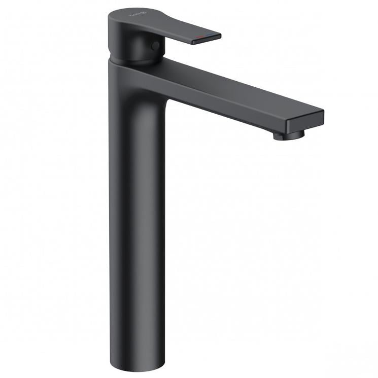 Змішувач для умивальника Kludi Zenta SL 240 DN 15 482563965 одноважільний Чорний матовий (LEO-482563965)