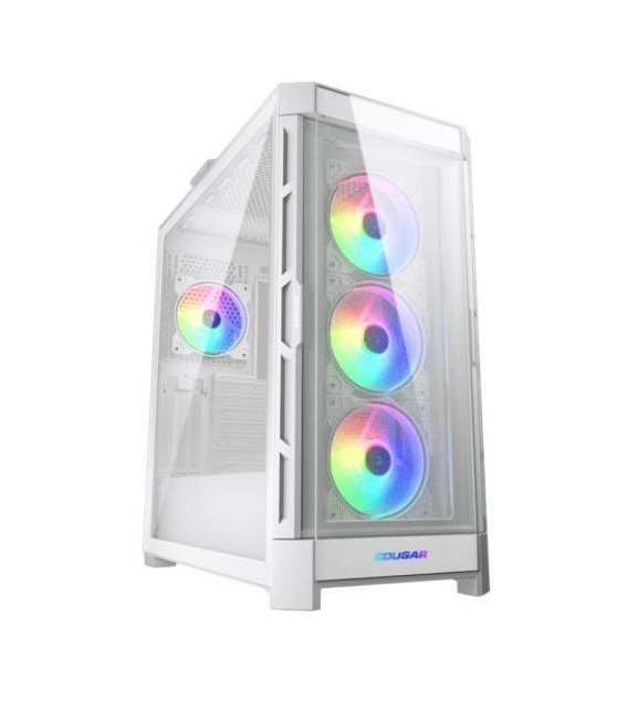 Корпус Cougar Duoface Pro RGB без БП/ATX/Micro ATX/Mini ITX/USB 3.0 x2/USB 2.0 x1/Type-C Gen 2/RGB подсветка Белый (2881186573)