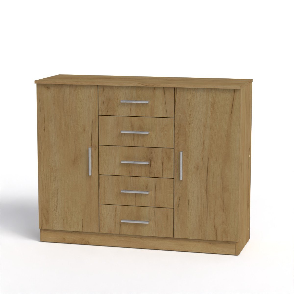 Комод Компаніт 5+2 1110х39х89,1 см Дуб крафт золотой (16581)