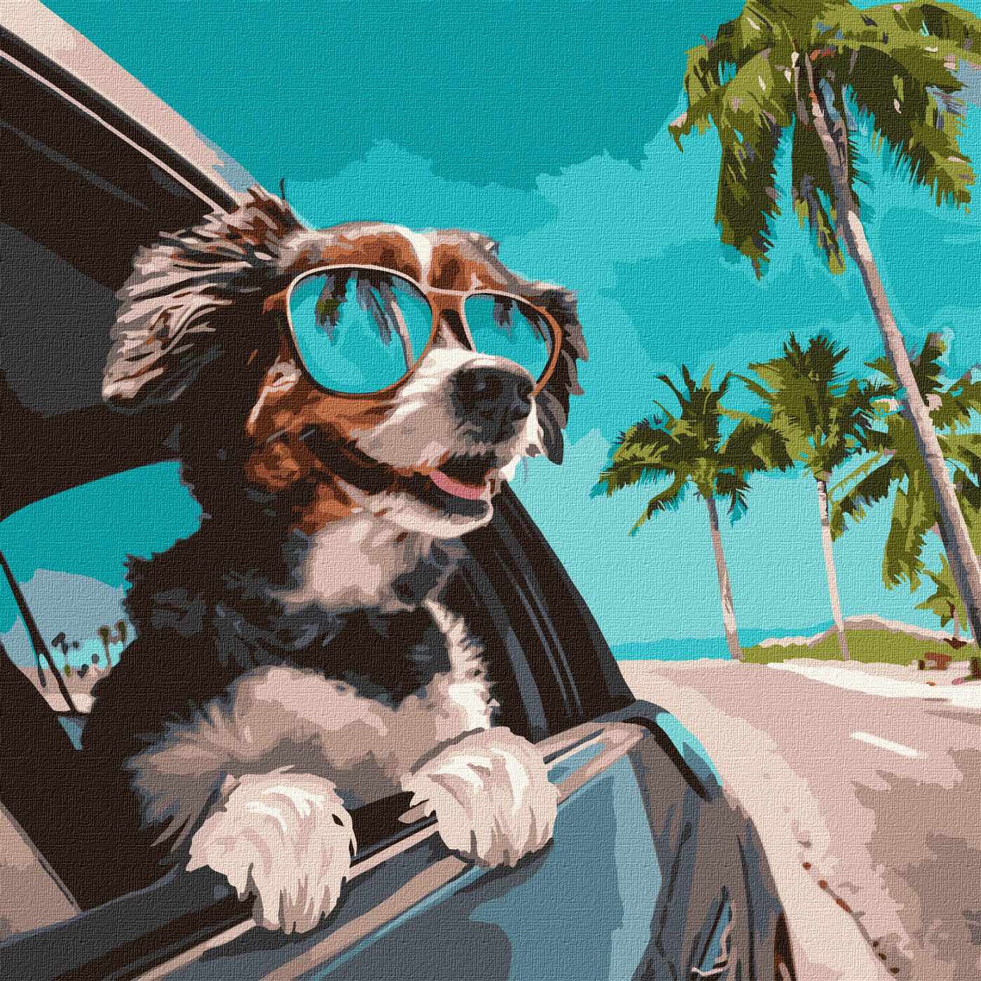 Картина по номерам Идейка Путешествие к океану 40x40 см (Id-KHO6510)