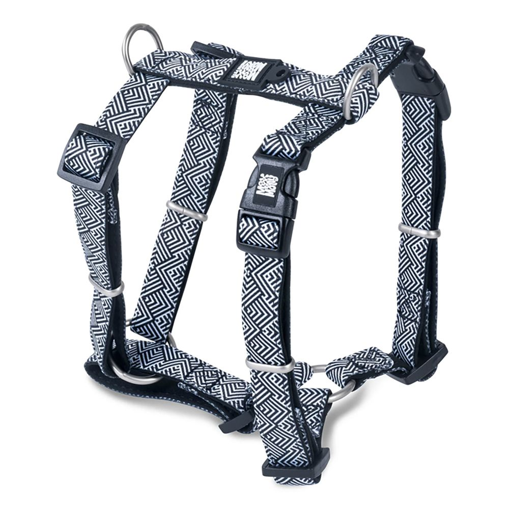 Шлейки для собак Max & Molly H-Harness Mykonos M Black (229015)