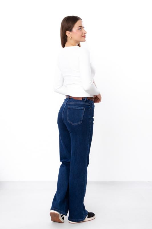 Джинси жіночі зимові Носи Своє на флісі розкльошеного крою р. 27 Синій (14292) - фото 4 Джинси жіночі зимові Носи Своє на флісі розкльошеного крою р. 27 Синій (14292) - фото 4