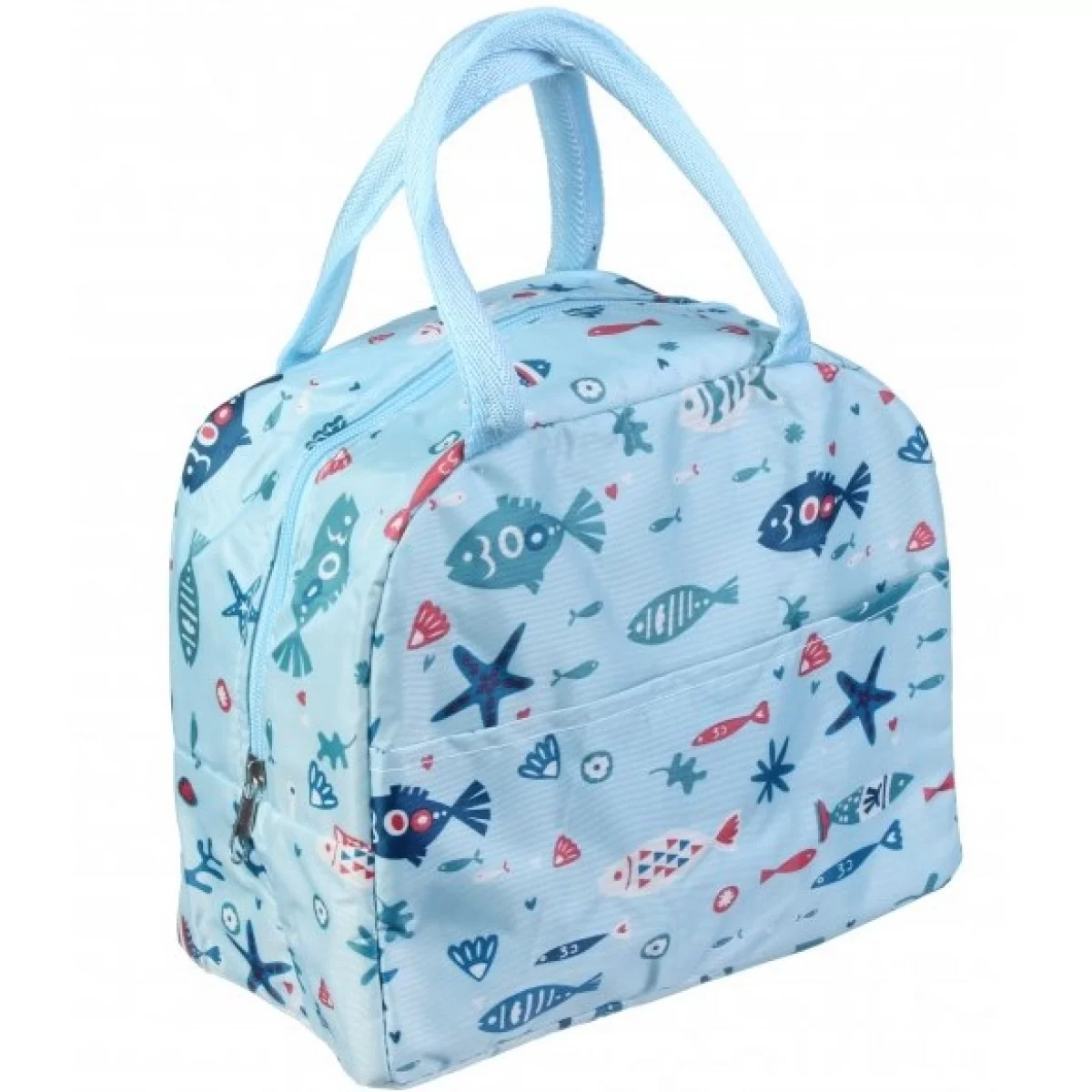 Термосумка Fish водонепроницаемая сохраняет тепло пищи Голубой (522)