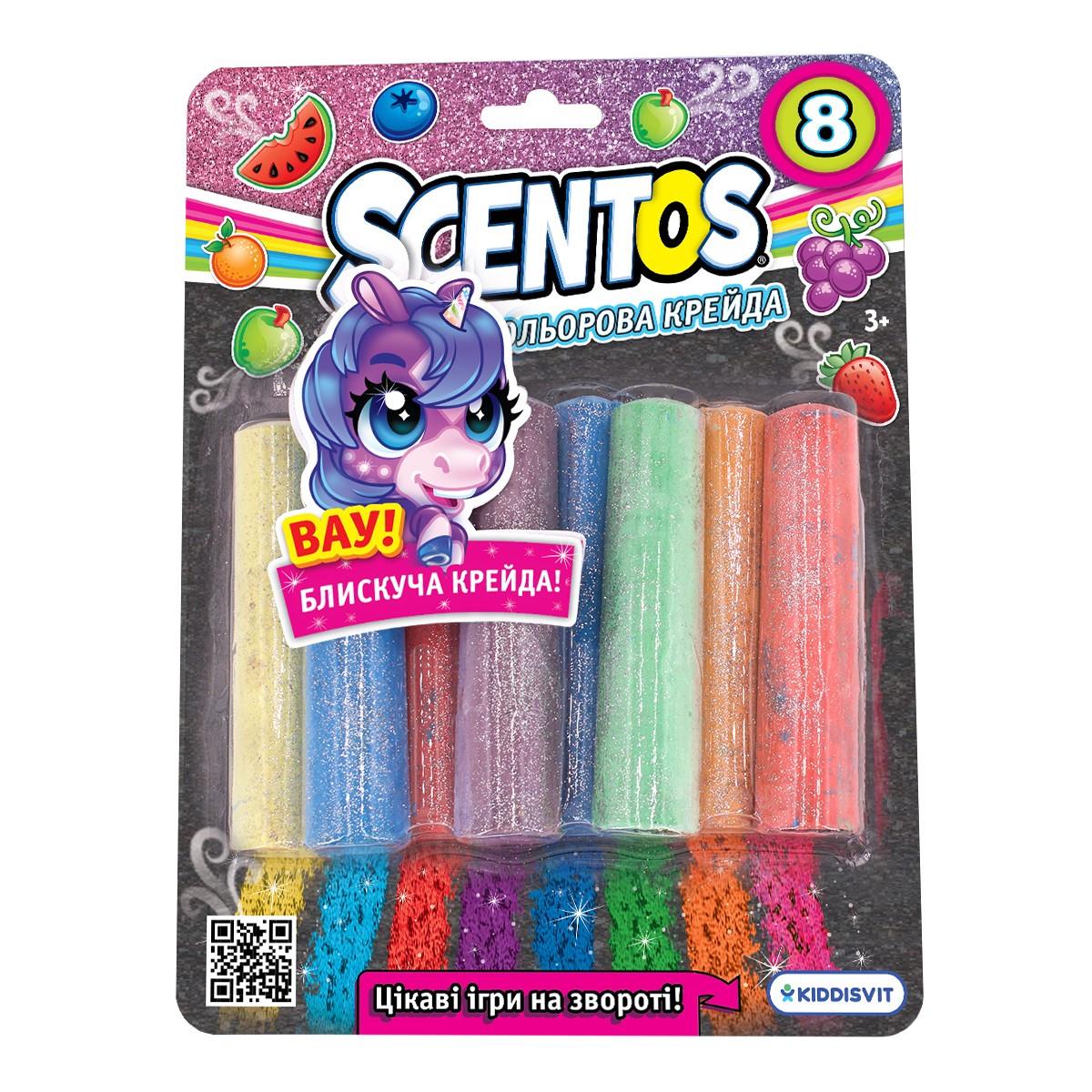 Набор мела цветного для рисования Яркие блестки (21955466) - фото 2 Набор мела цветного для рисования Яркие блестки (21955466) - фото 2