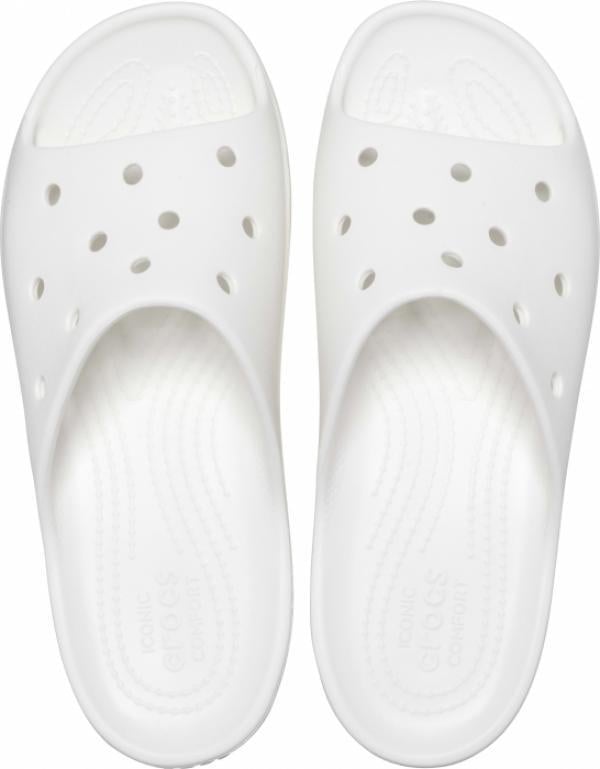 Шльопанці слайди Crocs Classic Platform р. W8/EUR 38-39 White (13813154) - фото 5