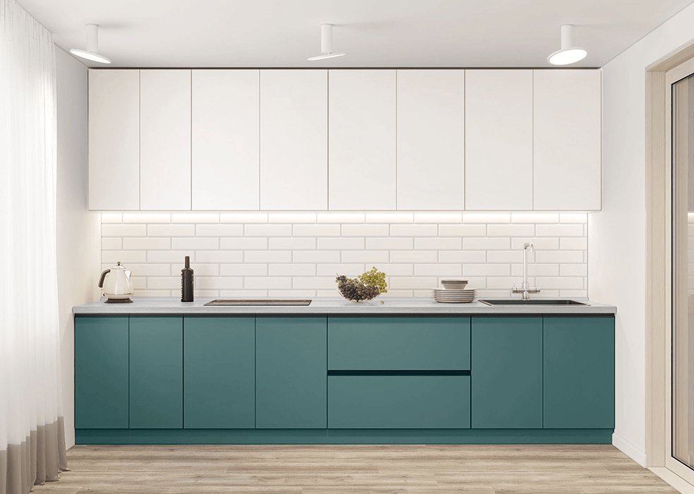 Кухня модульная Sophie Белый/Зеленый (000-001-1009)