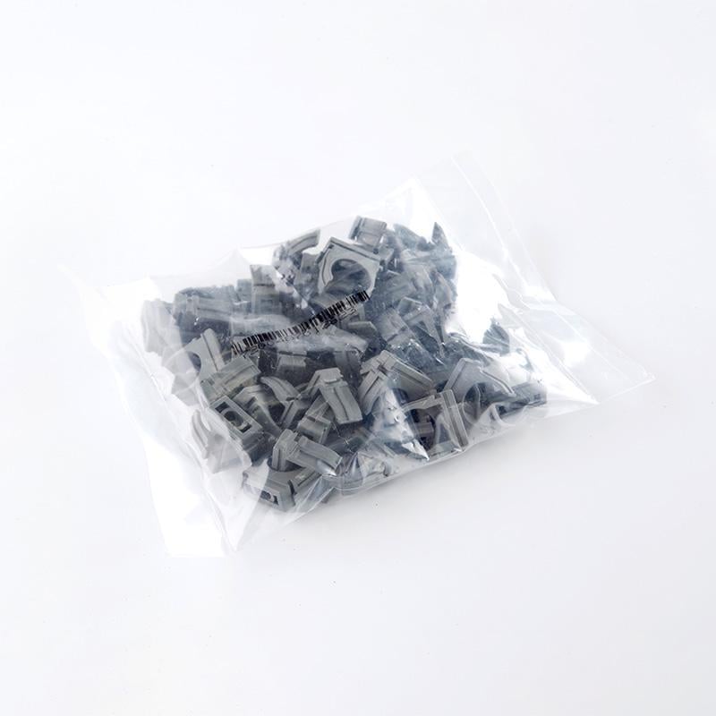 Кліпса для гофри Apro 25 мм 50 шт. Сірий (KG-25G) - фото 2