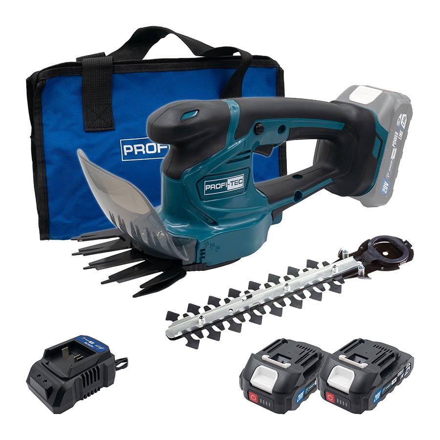 Кущоріз акумуляторний PROFI-TEC PHT1110 20В 2 акумулятори 2 Аг 10С (LO-06483)