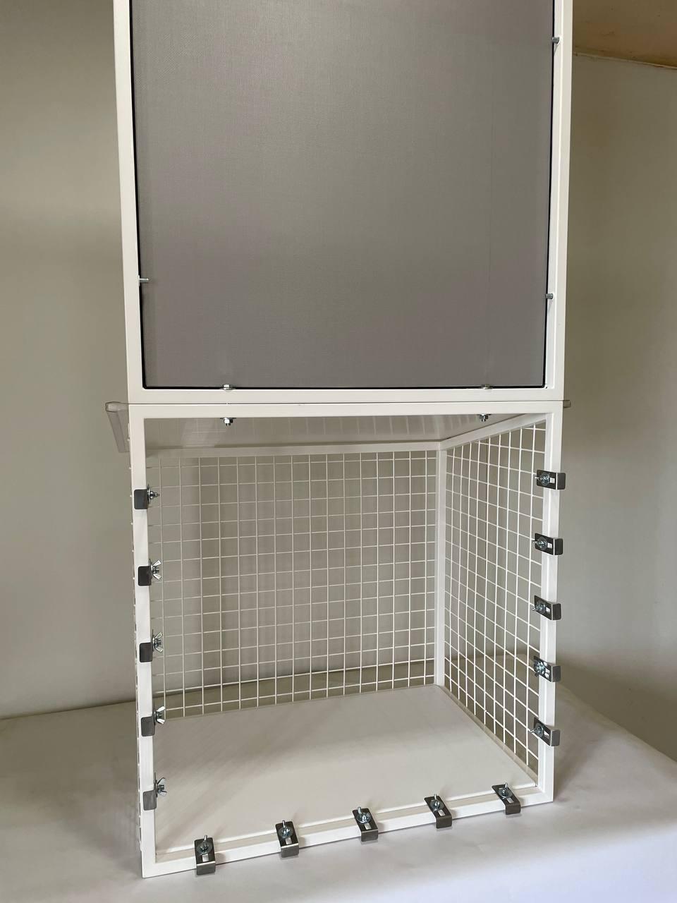 Балкон для котів підвісний прямокутний 640х420х640 см Білий (004) - фото 7 Балкон для котів підвісний прямокутний 640х420х640 см Білий (004) - фото 7