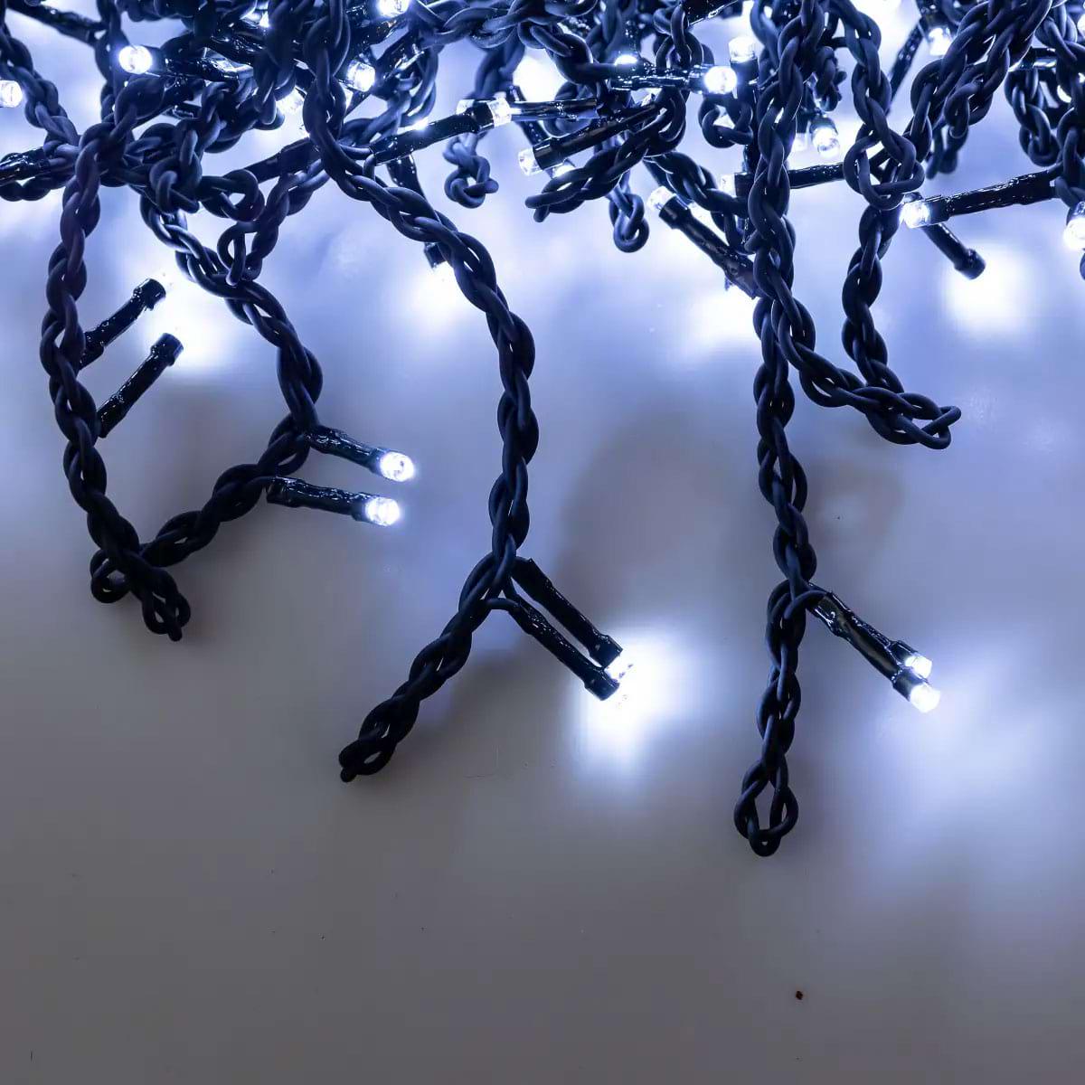 Гирлянда уличная Бахрома 50MBW 50 м 840 LED Черный/Белый (29912621)