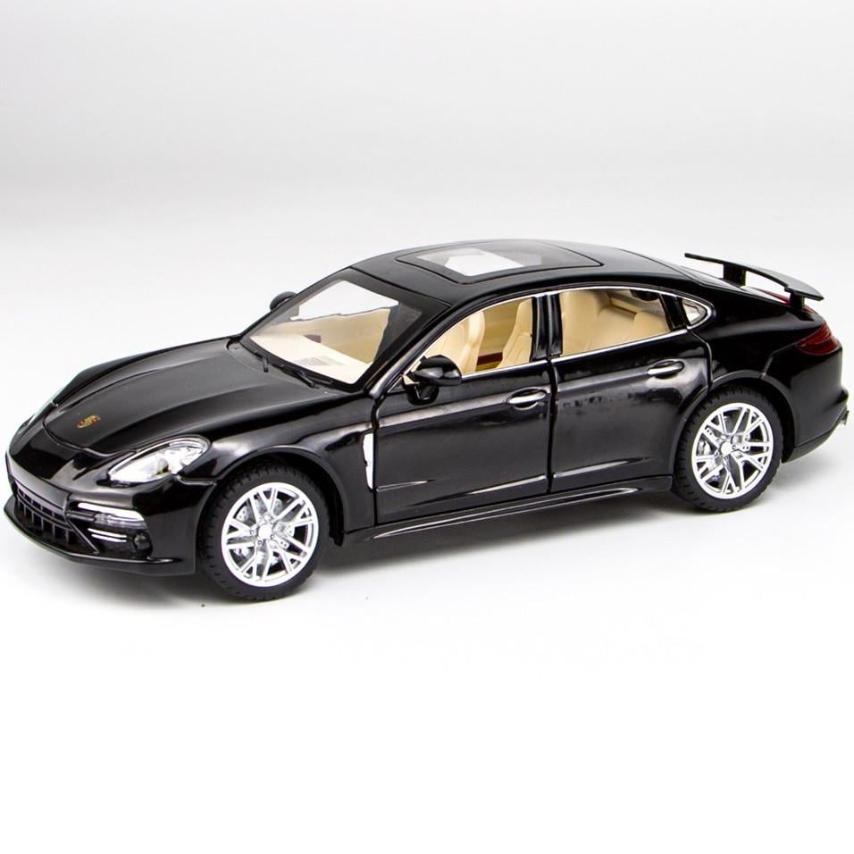 Игрушечная машинка металлическая Porsche Panamera 1:24 коллекционная Черный (28443552)