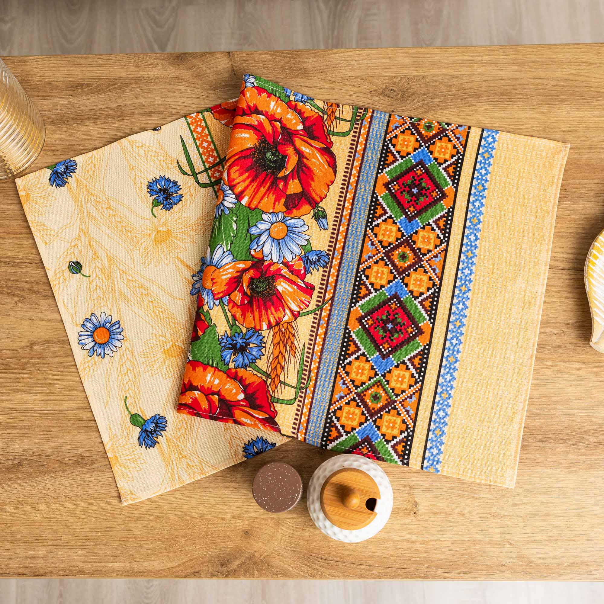 Полотенце кухонное Мак-колосок 75х40 см (мкл40)