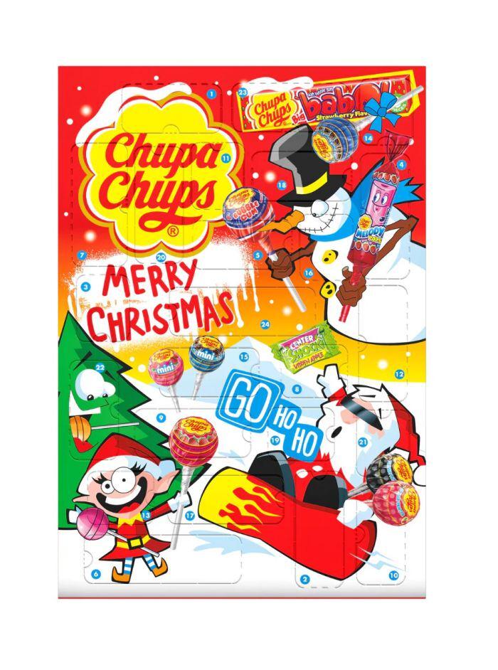 ᐉ Адвент календарь Chupa Chups Advent Calendar с леденцами на палочке и