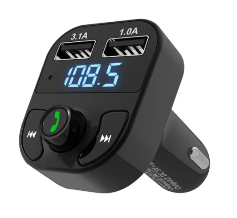 FM-трансмиттер в авто от Bluetooth/USB microSD (28524028)