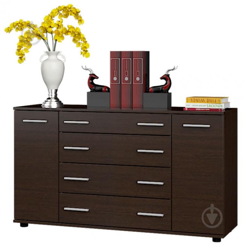 Комод для вещей 4 Эверест Венге темный Комод для вещей 4 Эверест Венге темный