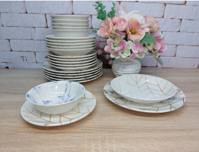 Сервиз столовый OMS TULU Паутинка фарфоровая 6 персон 24 пр. (KL24-Original2) Сервиз столовый OMS TULU Паутинка фарфоровая 6 персон 24 пр. (KL24-Original2)