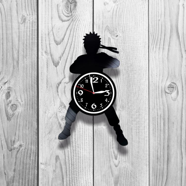 Часы настенные Ниндзя 0185 из виниловой пластинки