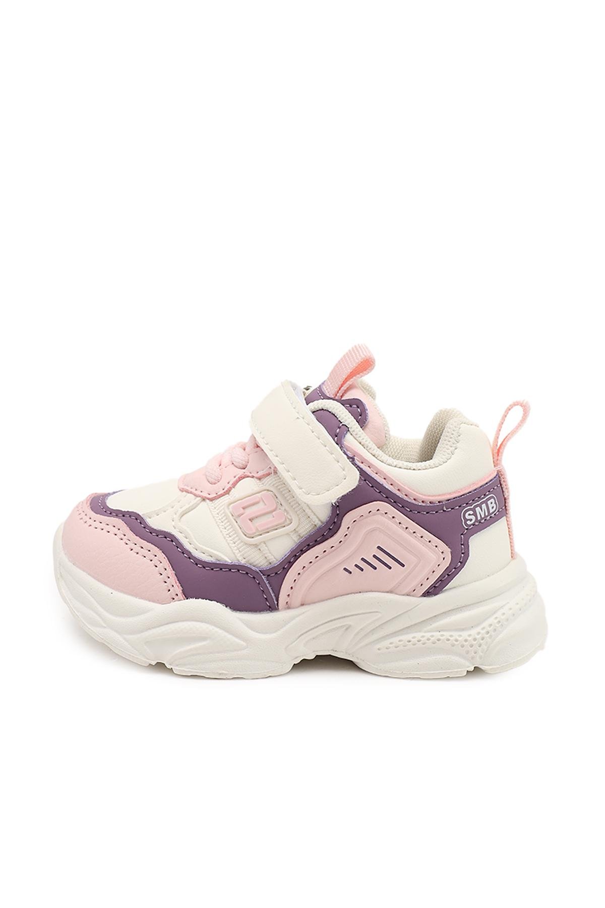 Кросівки для дівчинки ЦБ-00273833 на плоскій підошві р. 21 Білий (SKT001056367) Кросівки для дівчинки ЦБ-00273833 на плоскій підошві р. 21 Білий (SKT001056367)