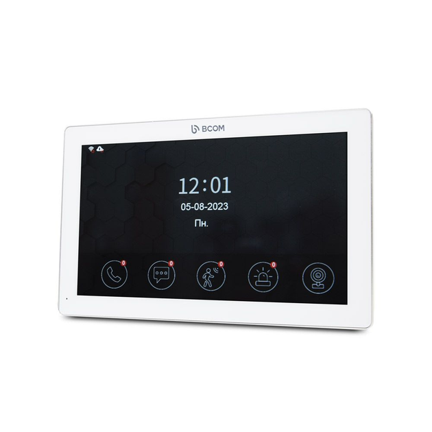 Відеодомофон 10" BCOM BD-1070FHD White (240547) Відеодомофон 10" BCOM BD-1070FHD White (240547)