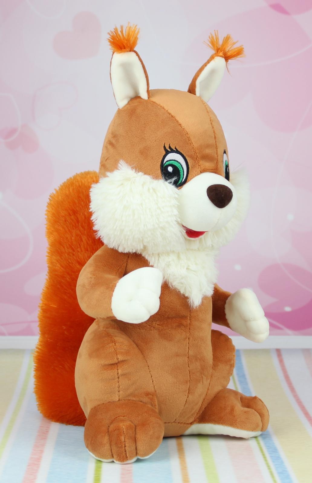 Мягкая игрушка Копица Белка 004 35 см (00419-3)