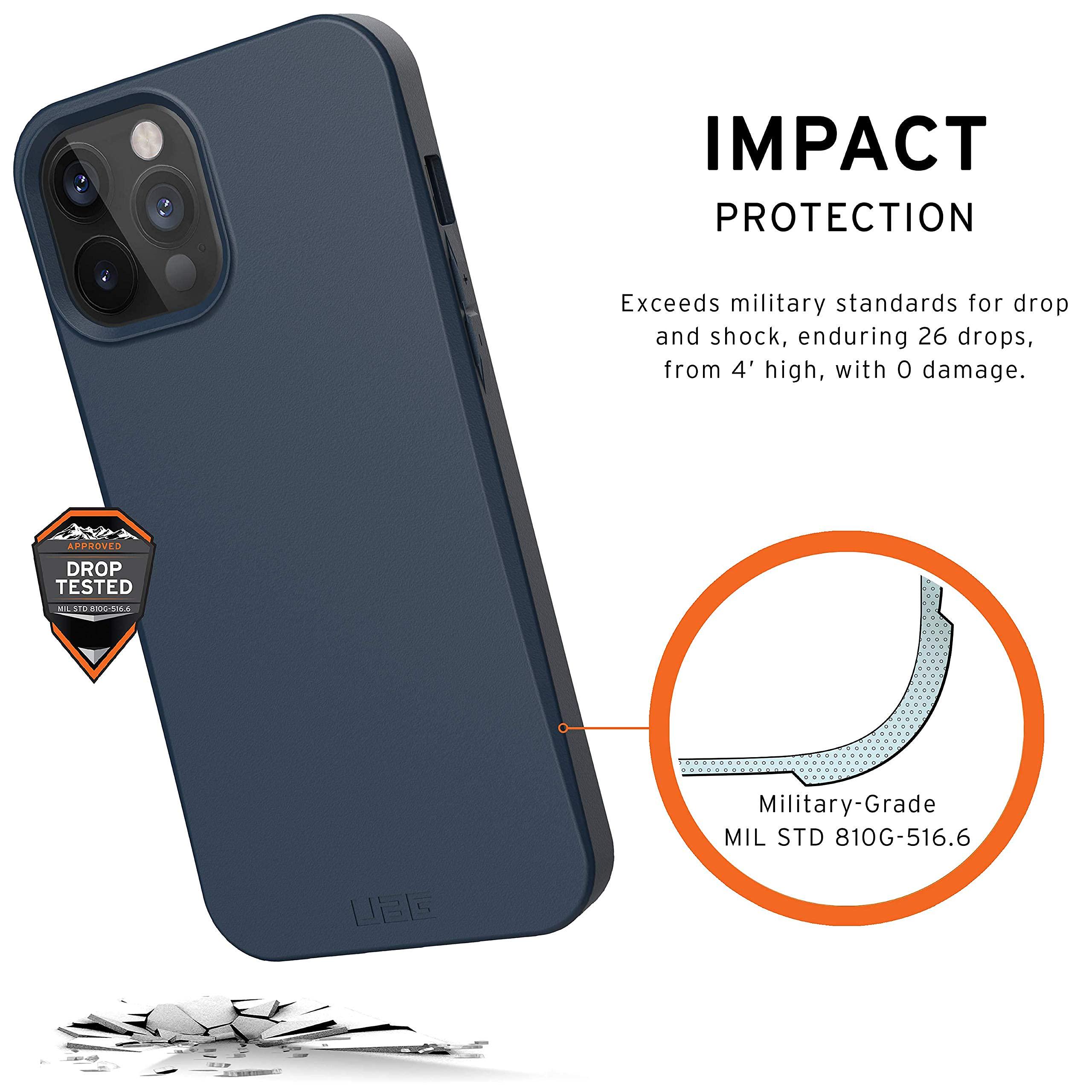 Чехол противоударный UAG Outback 112365115555 () для Iphone 12 Pro Max (6.7") Blue - фото 4