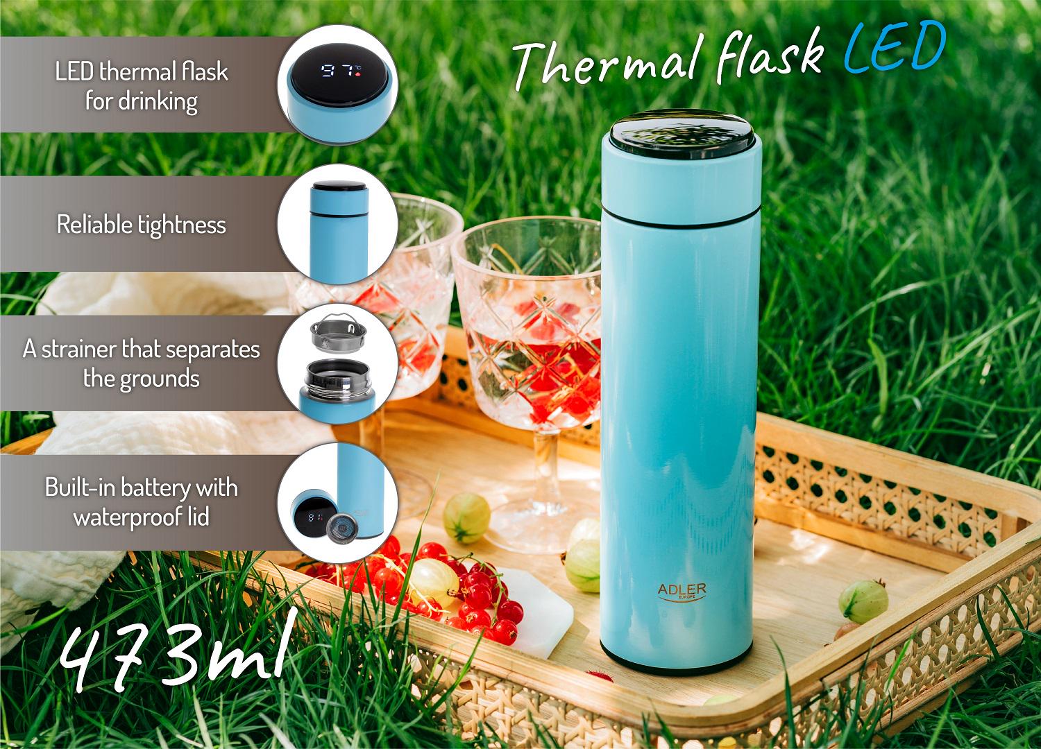 Термос Adler AD 4506 Blue (6218) - фото 9 Термос Adler AD 4506 Blue (6218) - фото 9