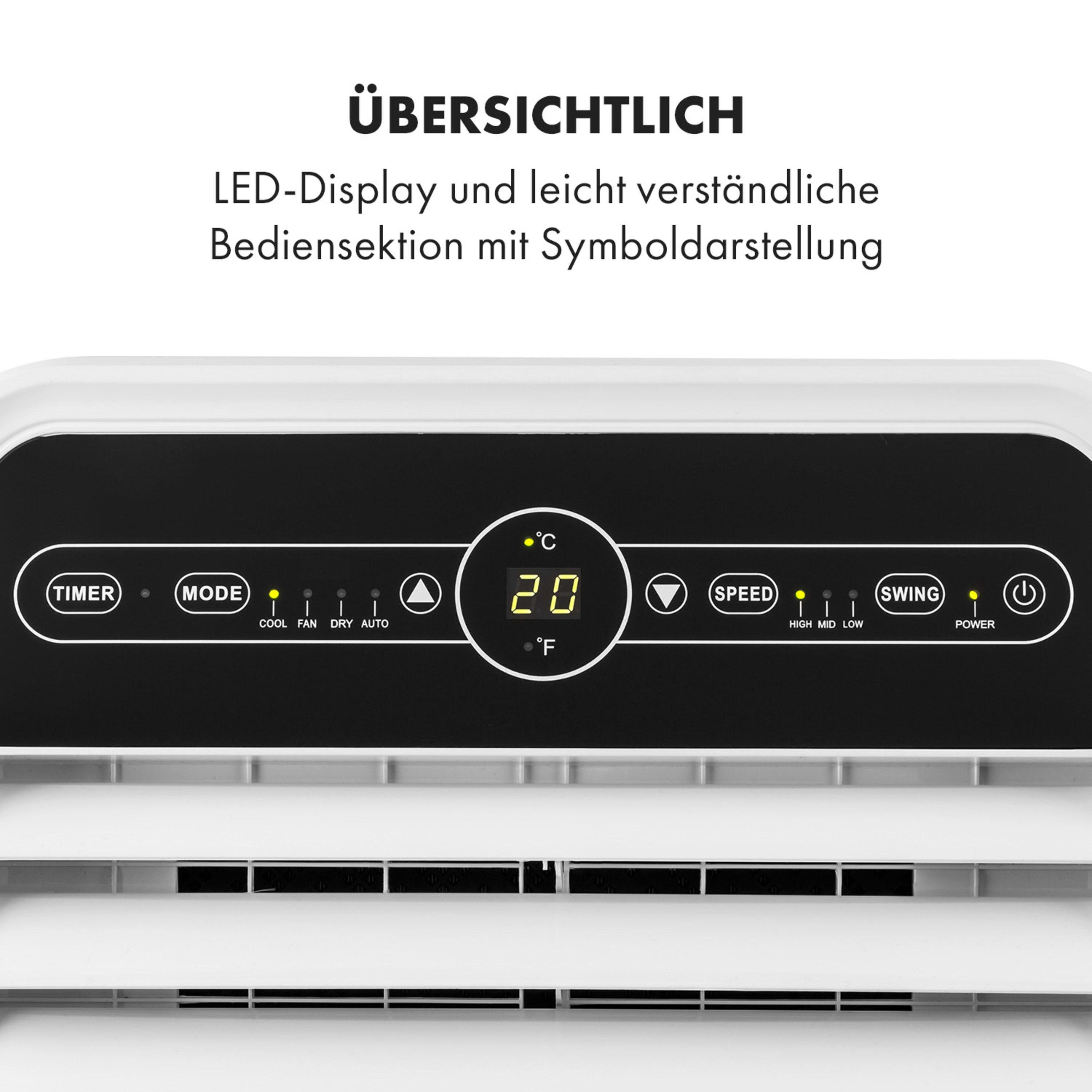 Кондиционер KLARSTEIN Metrobreeze мобильный 9 New York City (10028190) - фото 6