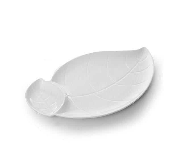 Менажница фарфоровая Лепесток 13" 33х20 см (AN013034)