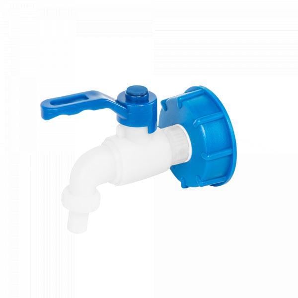 Набор IBC гайка S60x6 с отводом 1/2" x 1/2" Сталь/РР (IBCS60-KS1212)