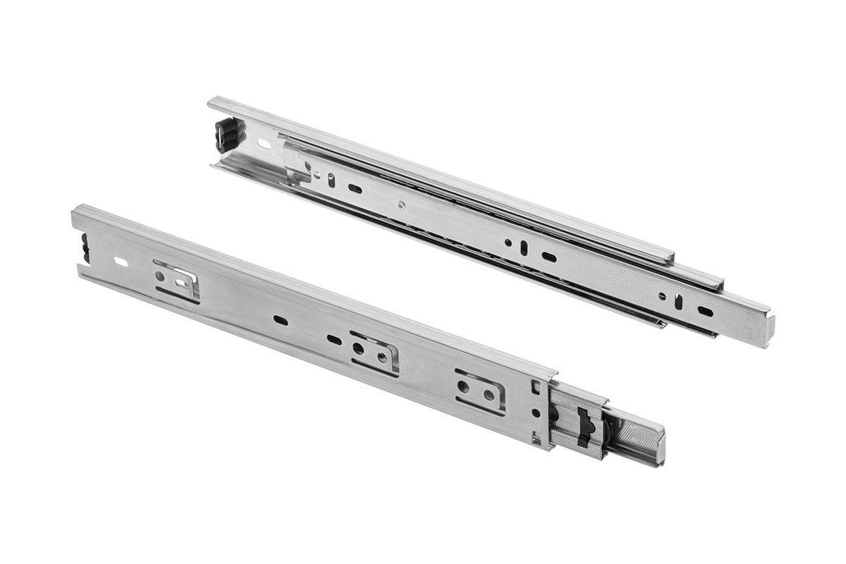 Направляющая шариковая GTV GX1 полного выдвижения без доводчика H 45 мм L 400 мм (PK-0H45400GX1)