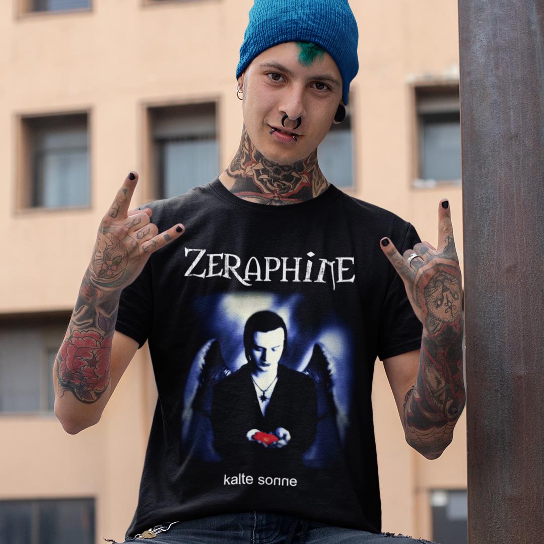 Футболка унисекс Zeraphine Kalte Sonne M Черный (00000009099)