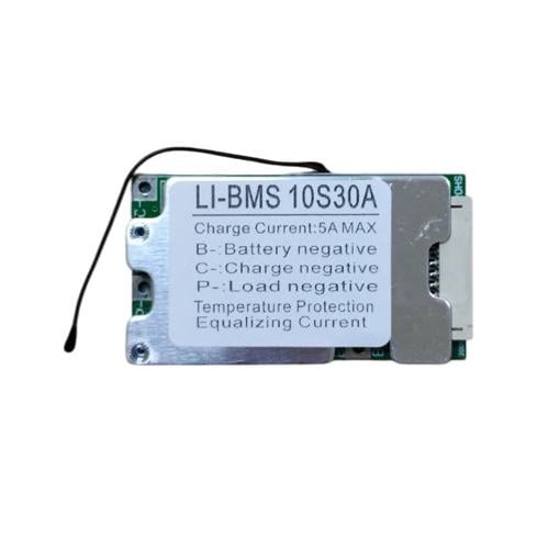 Контроллер BMS 10S 30 А 36 В для 10×Li-ion с балансировкой плата заряда и защиты (32-9a328)