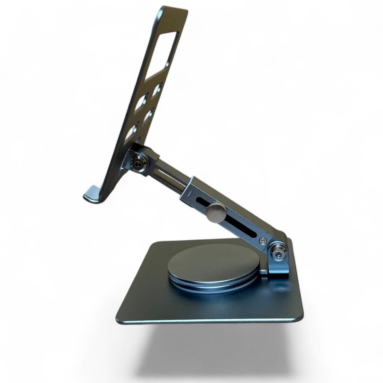 Держатель для планшета Primo SP05 7-12,9" настольный металлический с функцией вращения Grey (2633587614) - фото 2