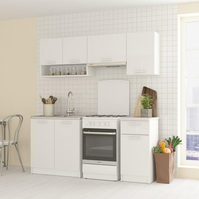Кухня Moreli K-0019 180 см Белый (id27-0000-k19-white)