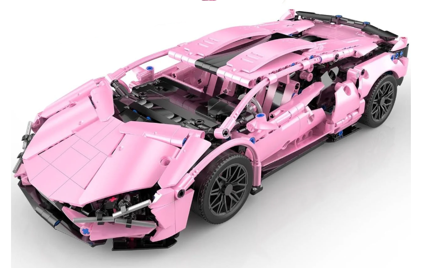 Конструктор автомобильный Lamborghini Sian 1316 дет. Розовый