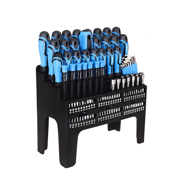 Набір викруток та біт/набір ключів шестигранних TAGRED L-подібних 122 одиниць (TA1096)