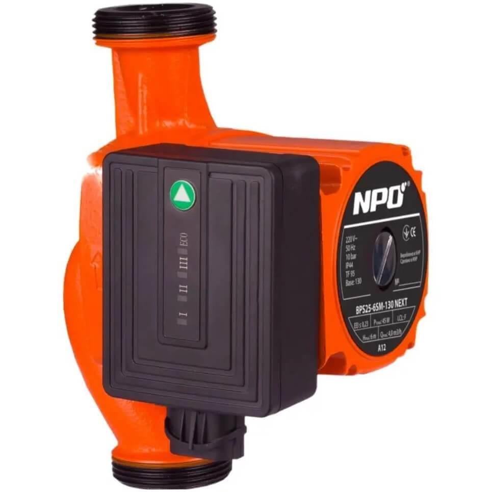 Циркуляционный насос NPO BPS 25-6SM-180 Next и гайки и шнур Hmax 6 м Qmax 67 л/мин до 45 Вт