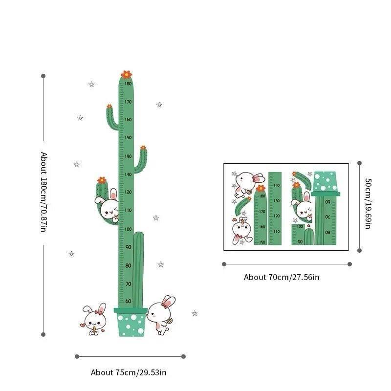 Ростомер детский Кактус с кроликами на стену (79767486) - фото 5