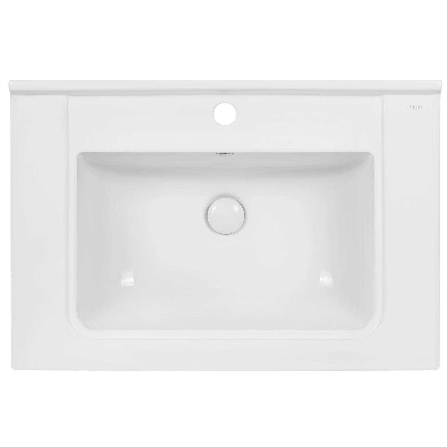 Умывальник врезной Q-tap Albatross Q QT01115070QW 710x485x220 мм Белый (131880)