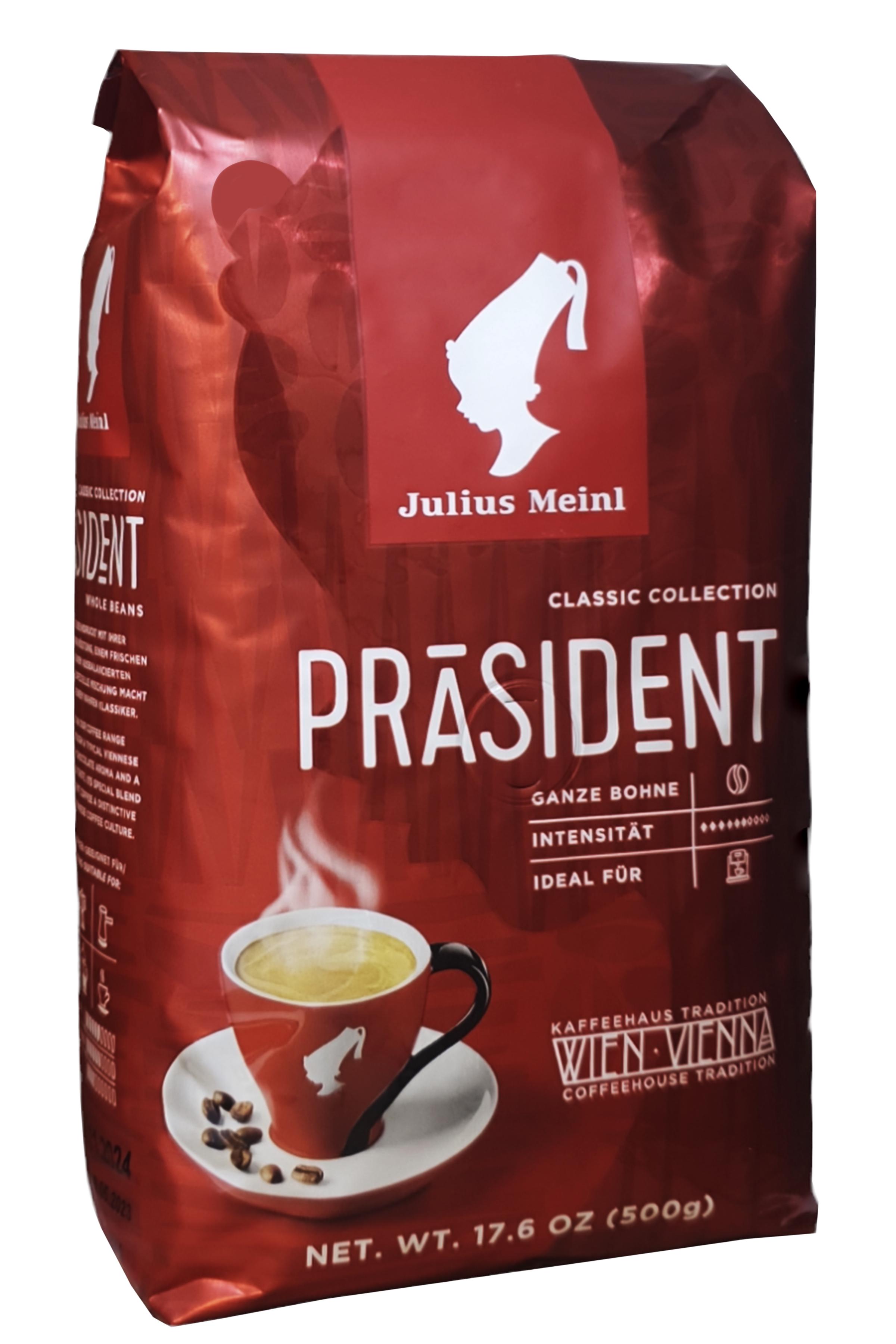 Кава Julius Meinl Prasident зерно 500 г (57296)