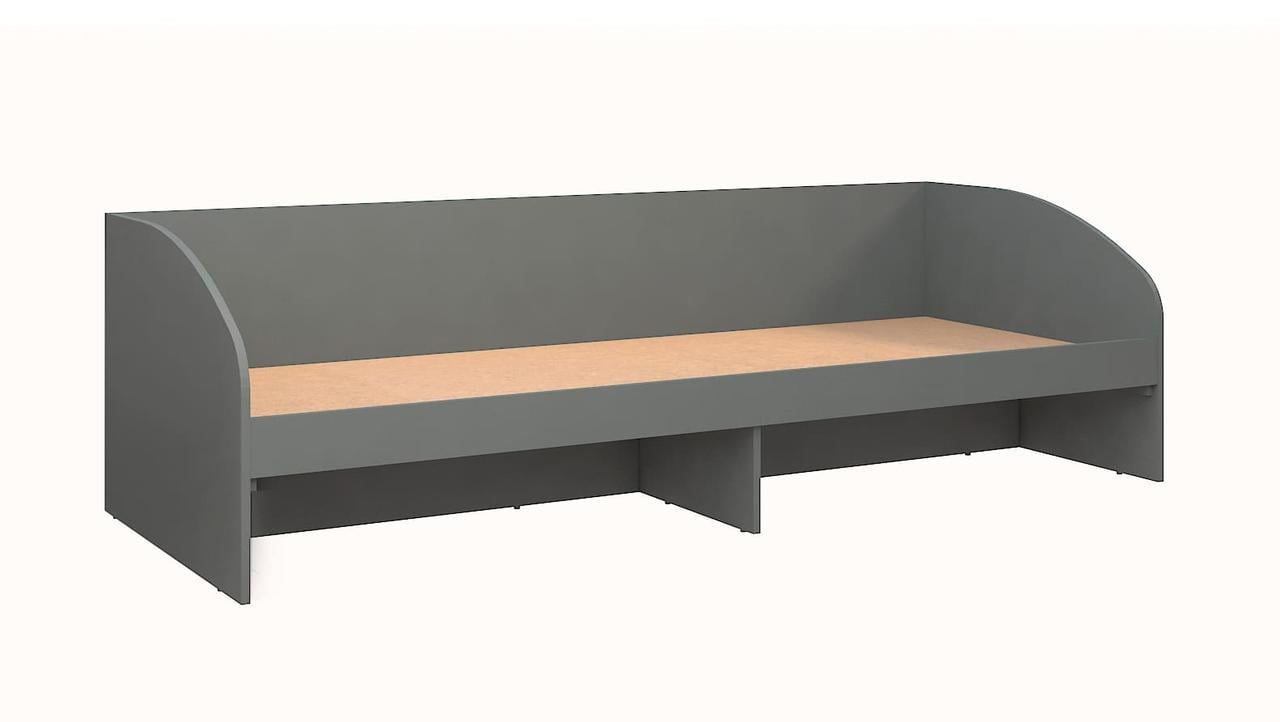 Кровать-софа односпальная Мастер Форм Брайт 80х200 см Антрацитовый (23063731)