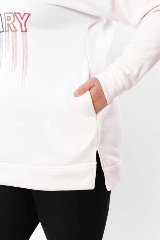 Туніка жіноча для вагітних Носи своє S/M Білий (43438-v1) - фото 3 Туніка жіноча для вагітних Носи своє S/M Білий (43438-v1) - фото 3