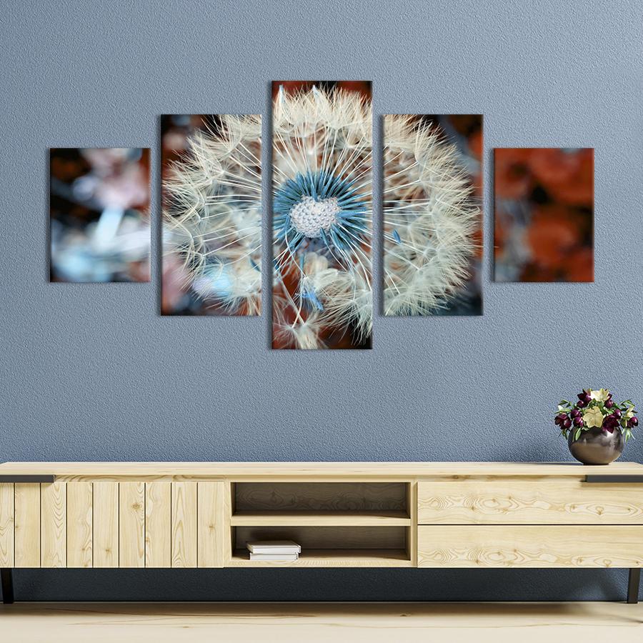 Картина на холсте Одинокий воздушный одуванчик 187x94 см (830-52)