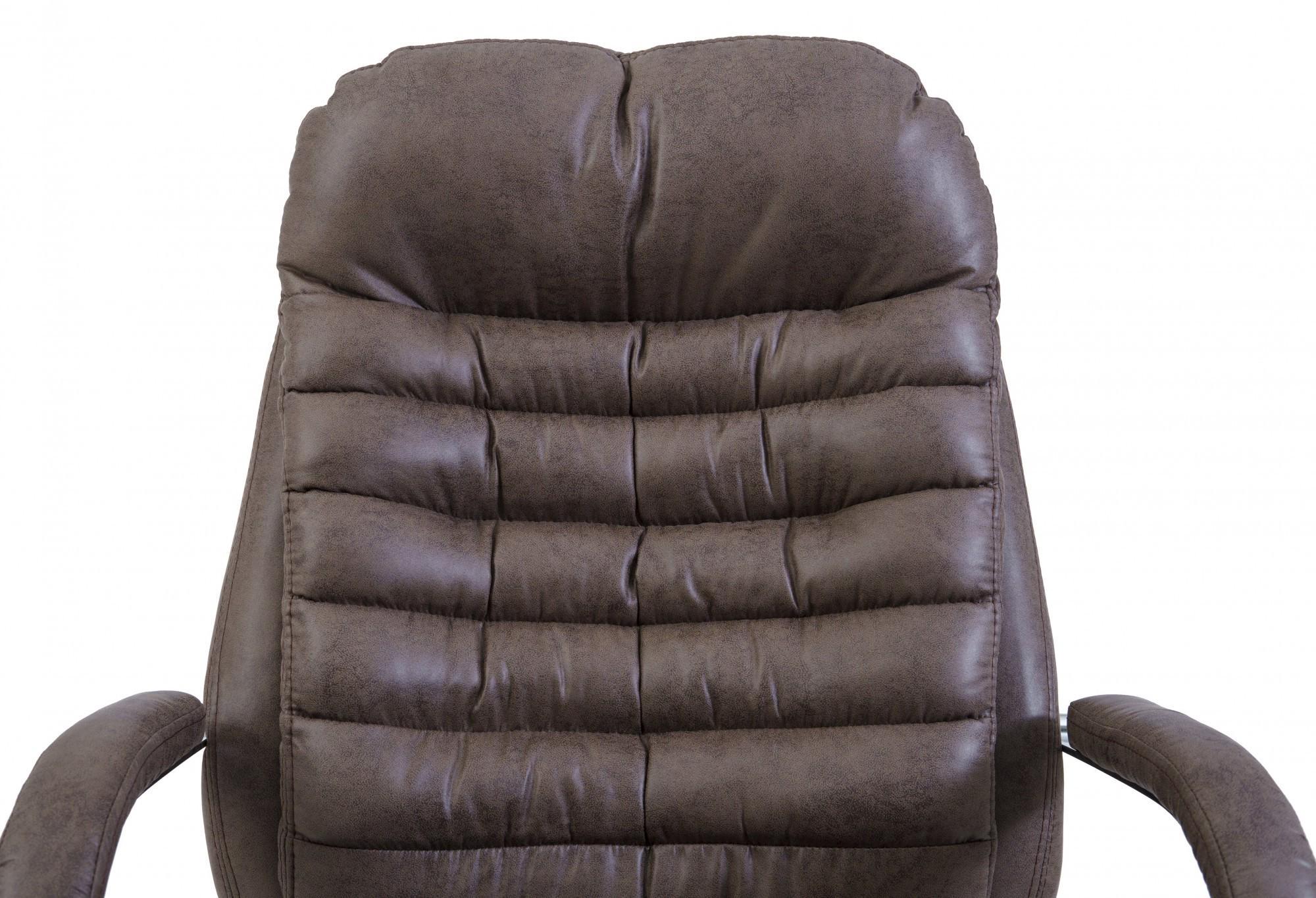 Кресло офисное компьютерное Valencia Creap 05 Хром М2 AnyFix Бежевый - фото 5