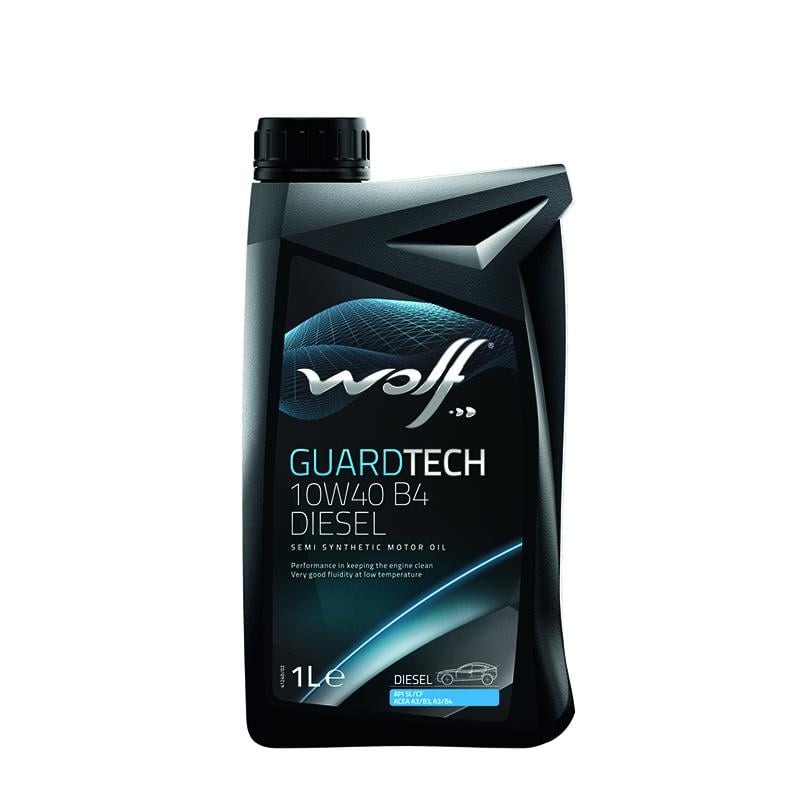 Мастило моторне Wolf Guardtech Diesel 10W40 B4 1 л